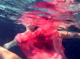 lilia and natalia splash underwater tight pussy lesbian licks