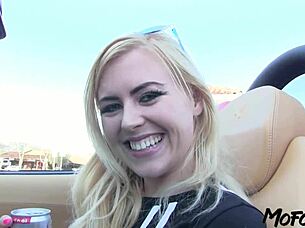 blonde bombshell takes rough anal pounding from monster cock