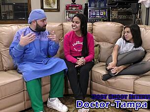 dr tampa examines alix avery with anal fingering and humiliation