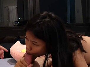 18yo asian cutie cumpilation swallows huge cock loads