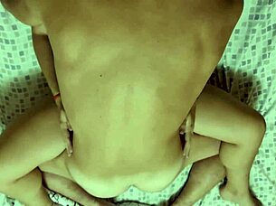 muscular studs fuck her hard and creampie deep inside