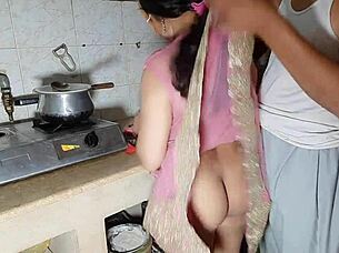 Wanna see beautiful indian bent over kitchen doggystyle fuck?