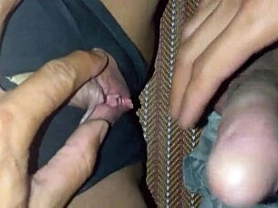 Her juicy pussy milks my cum deep inside!