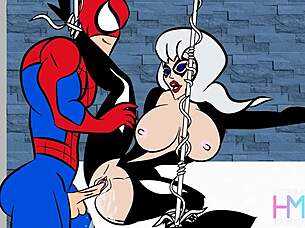 porn parody cats vajay spider play