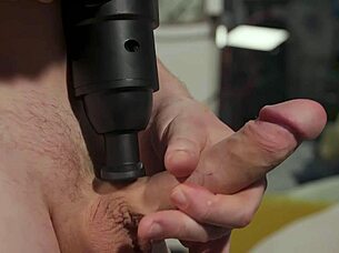 can my big cock beat this massage gun?