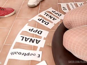 Hard Sinful Roulette DAP DPP Gangbang with Wet Gaping Whores