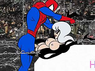 porn parody cats vajay spider play