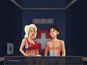 cassie dives into summertime saga salvavidas adventures part one in spanish