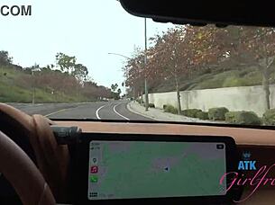 Cecelia Taylor's Wild Date Roadhead Blowjob Hits Hard In POV