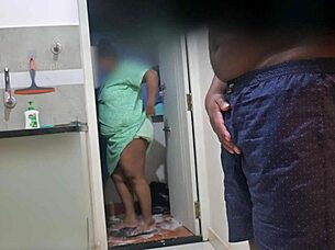 wow hidden cam flashes cock to maid sushmitha!
