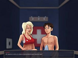 cassie dives into summertime saga salvavidas adventures part one in spanish