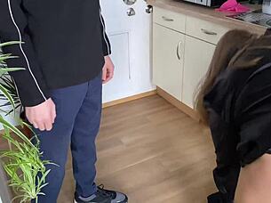 bbw mother-in-law pounded doggystyle rough from behind in frenzy