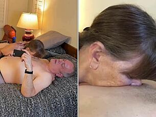 Granny Peggy Sue Gulps Down Every Drop Of Cum