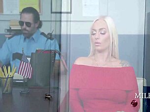 Horny Cop Uses Big Tits Blonde Thief Elana Bunnz Hard