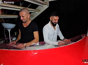 swinger club hotties take anal dp double