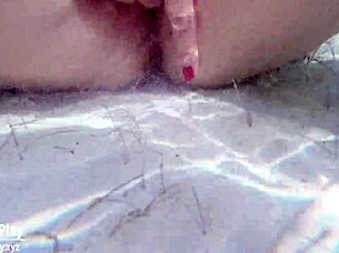 feeling so wild masturbating underwater pushing myself to extreme orgasm waves crashing over me