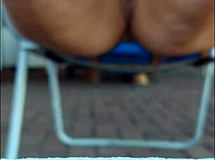 Mature flashes no panties to street crowds eagerly