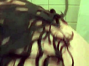 Big Boob Mama Showers, Washes Hair and Shaves Her Curvy Milf Body Naked
