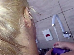 Pounding sister-in-law's tight pussy on kitchen counter pov big ass