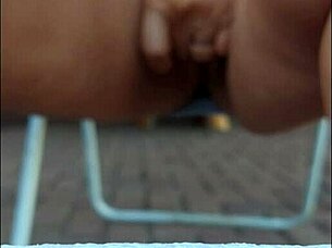 Mature flashes no panties to street crowds eagerly