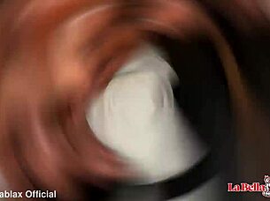 latina lesbians unleash scorching bdsm strapon domination!