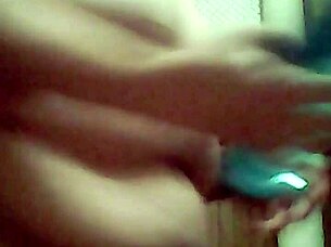 Big bottle stretches ass deep in wild anal insertion session