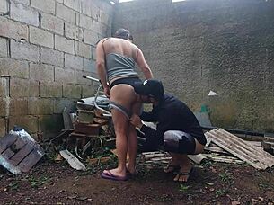 partying hard fucking hot latina outdoors bareback fun