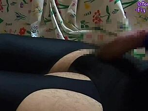 Trying garter stockings over swimsuit for first solo session