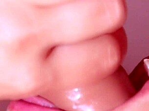 Japanese Beauty Swallows Cum Uncensored Closeup