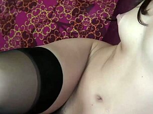 lesbians dildo play warms up wet pussies for licking 😘🔥