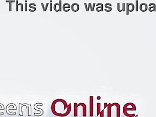 Petite alt teen takes hardcore pounding from dom