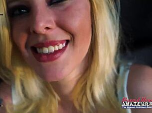 blonde tattooed coed mya rims ass in hot casting audition