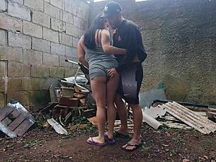 partying hard fucking hot latina outdoors bareback fun