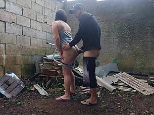 partying hard fucking hot latina outdoors bareback fun
