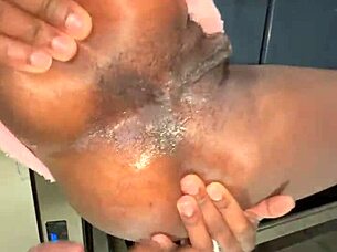 stepdad surprises with hard anal pounding after work