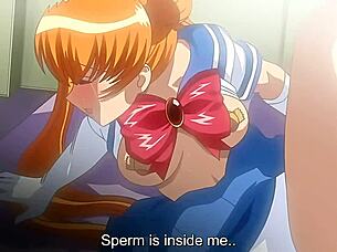 virgin schoolgirl uniform defiled in intense group fetish play
