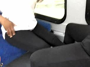TheLastRealTop & MsHoneyRoseATL Suck Dick on Public Bus Ride