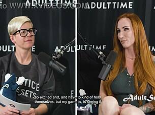 gorgeous sophia locke spills horny secrets in podcast!