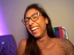 i interviewed sexy skinny latina luh picchi first time lingerie tease