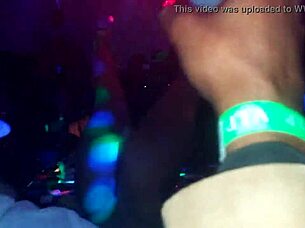 cherise roze rips clothes at halloween strip party