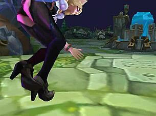 kda ahri's sexy korean moans drive ryona lust wild