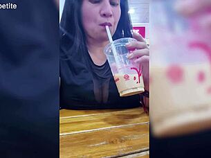 Tits Bursting Out In Scorching Heat!
