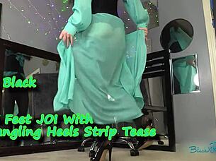 i can't resist milf's dangling heels feet joi strip tease