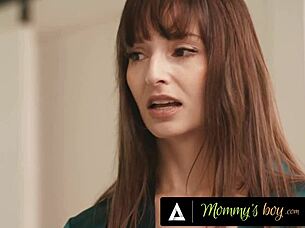 horny milf lexi luna sneaky fucks hung stud by blindfolded cuck