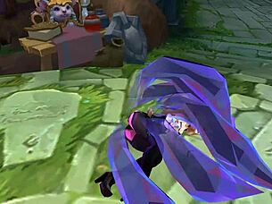 kda ahri's sexy korean moans drive ryona lust wild