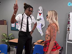 big ass teen destroyed by teacher's massive bbc pounding