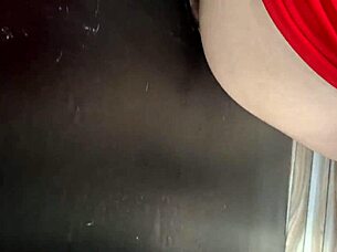 skinny redhead wife sucks huge cock for cuckold husband fetish flashing