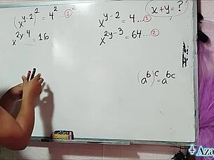 i'm a nerdy asian doing erotic math in bed...