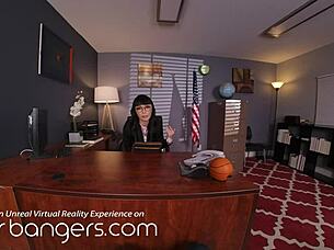 vr bangers marica hase milf dominates huge cock at work uh wait