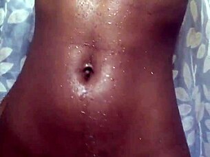 bathroom horniness explodes into wet pussy play